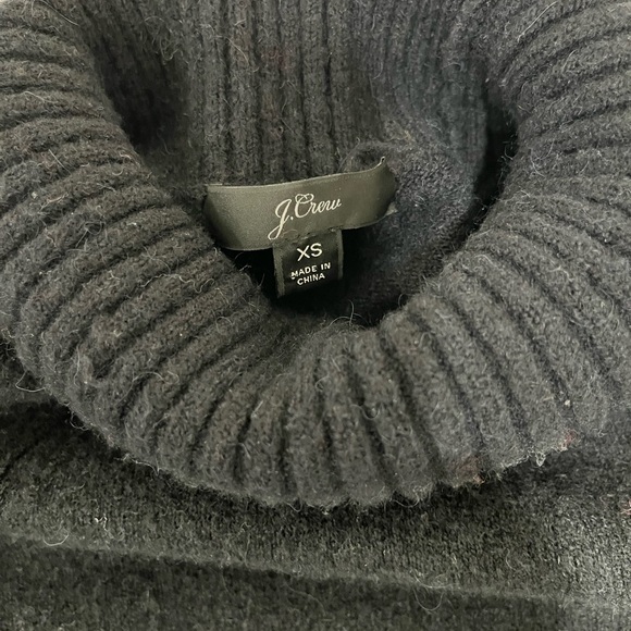 J. Crew black, wool turtleneck - Picture 4 of 4